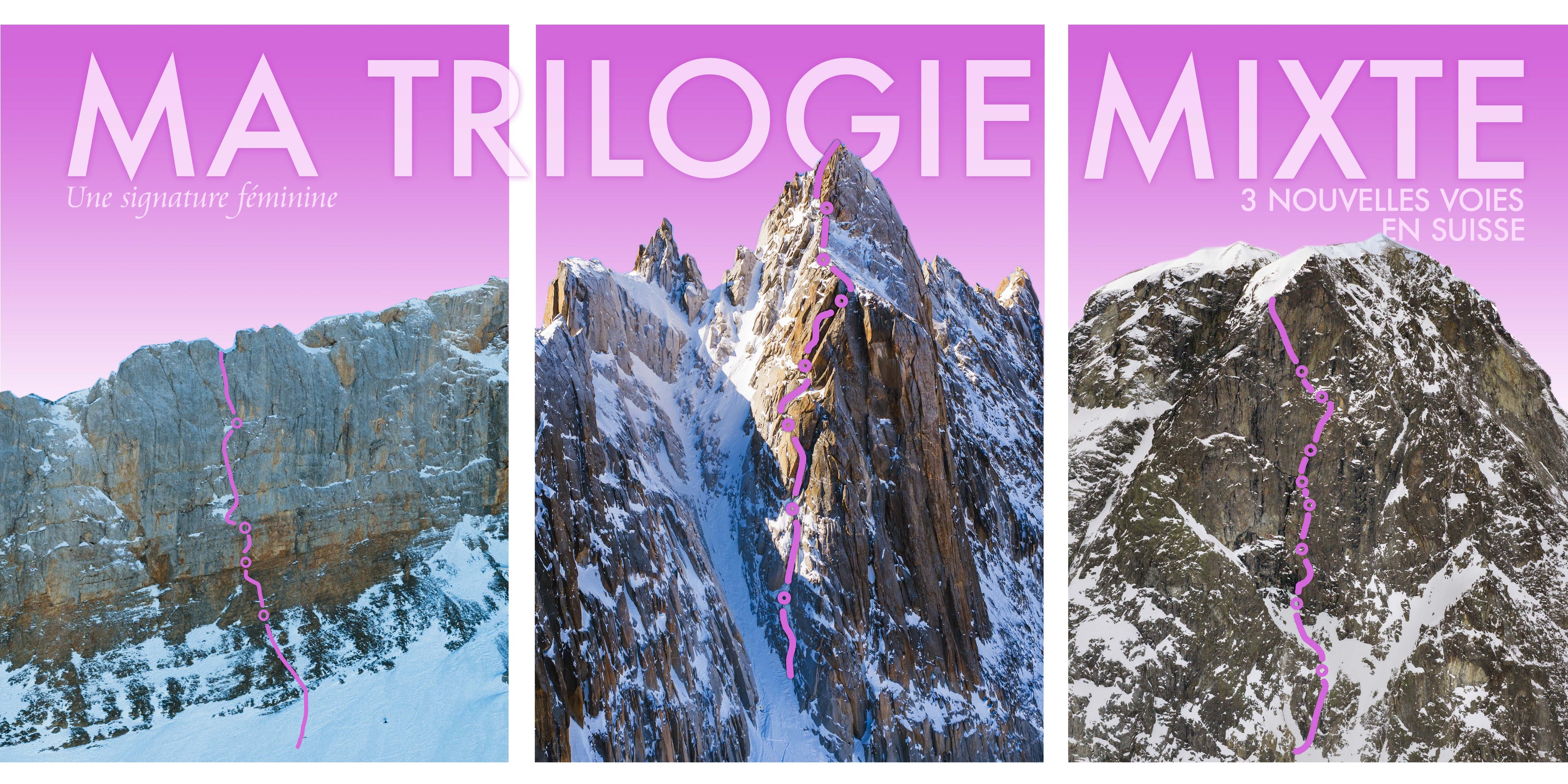 Trois nouvelles voies, un hiver d'exploration : la trilogie suisse de Fay Manners