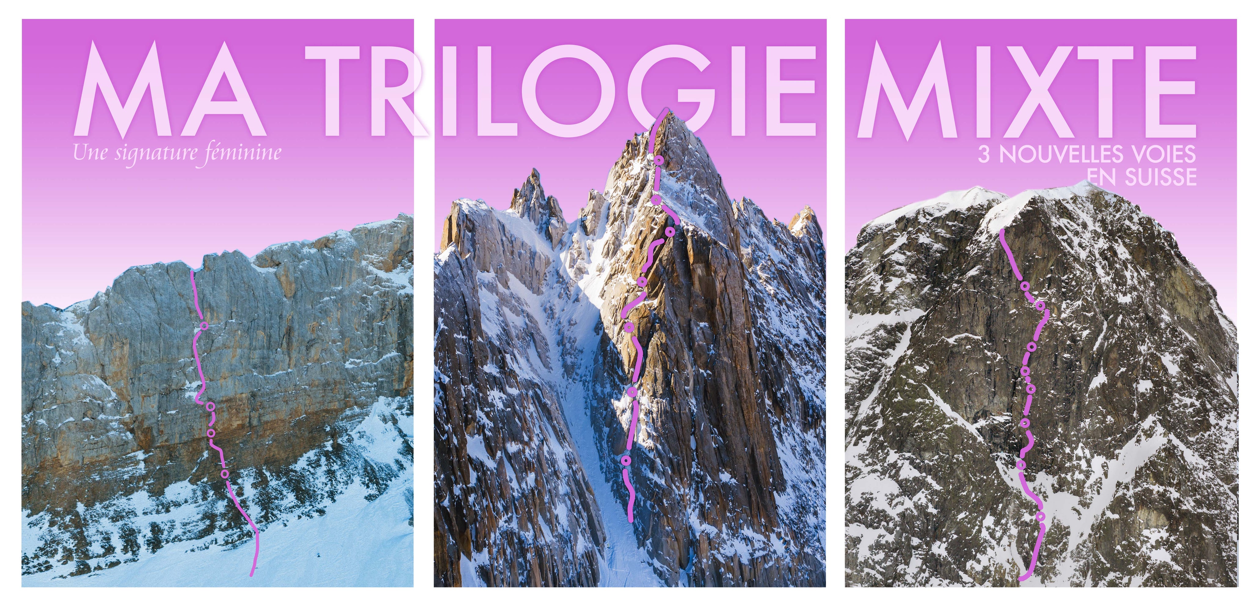 Trois nouvelles voies, un hiver d'exploration : la trilogie suisse de Fay Manners