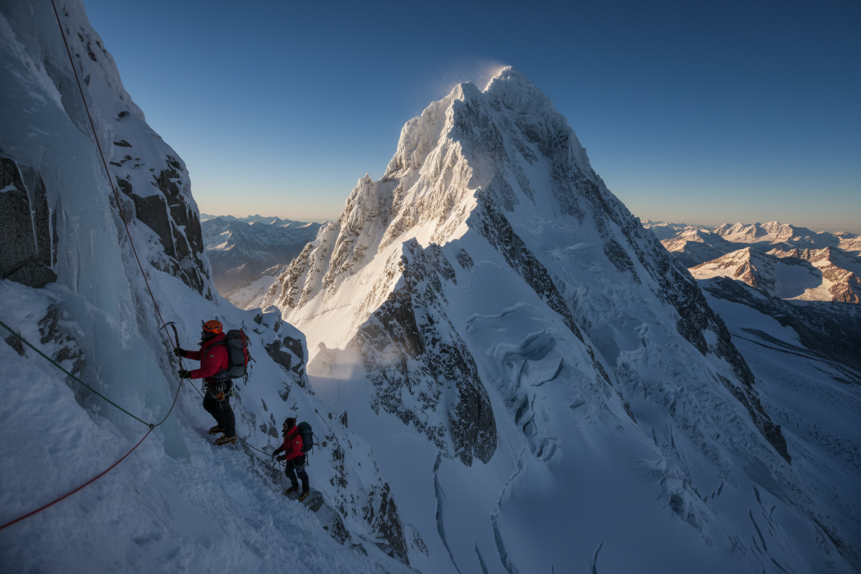 Comment s’alimenter en alpinisme : haute intensité, froid et altitude.