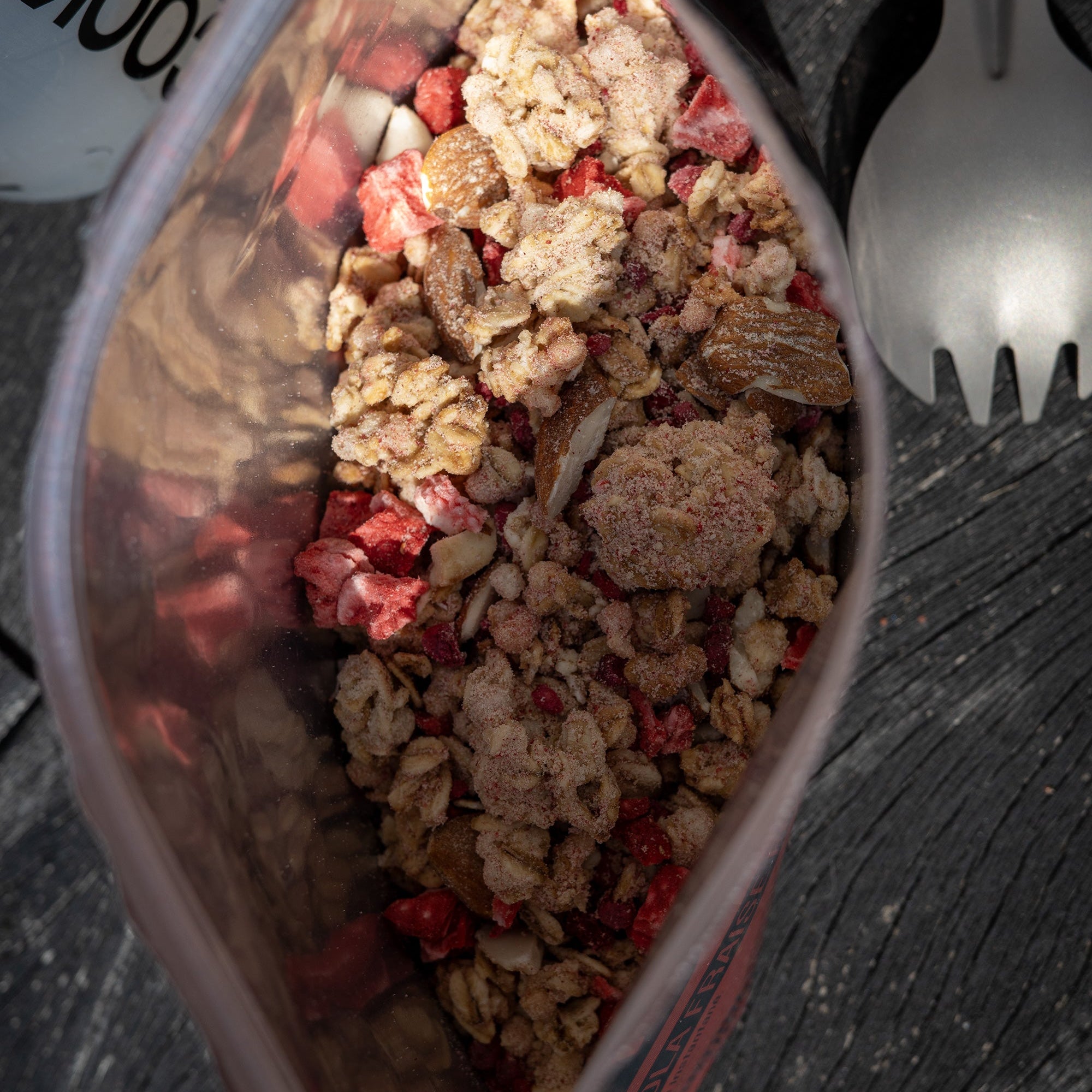 Plat déshydraté bio | Granola Fraise Framboise