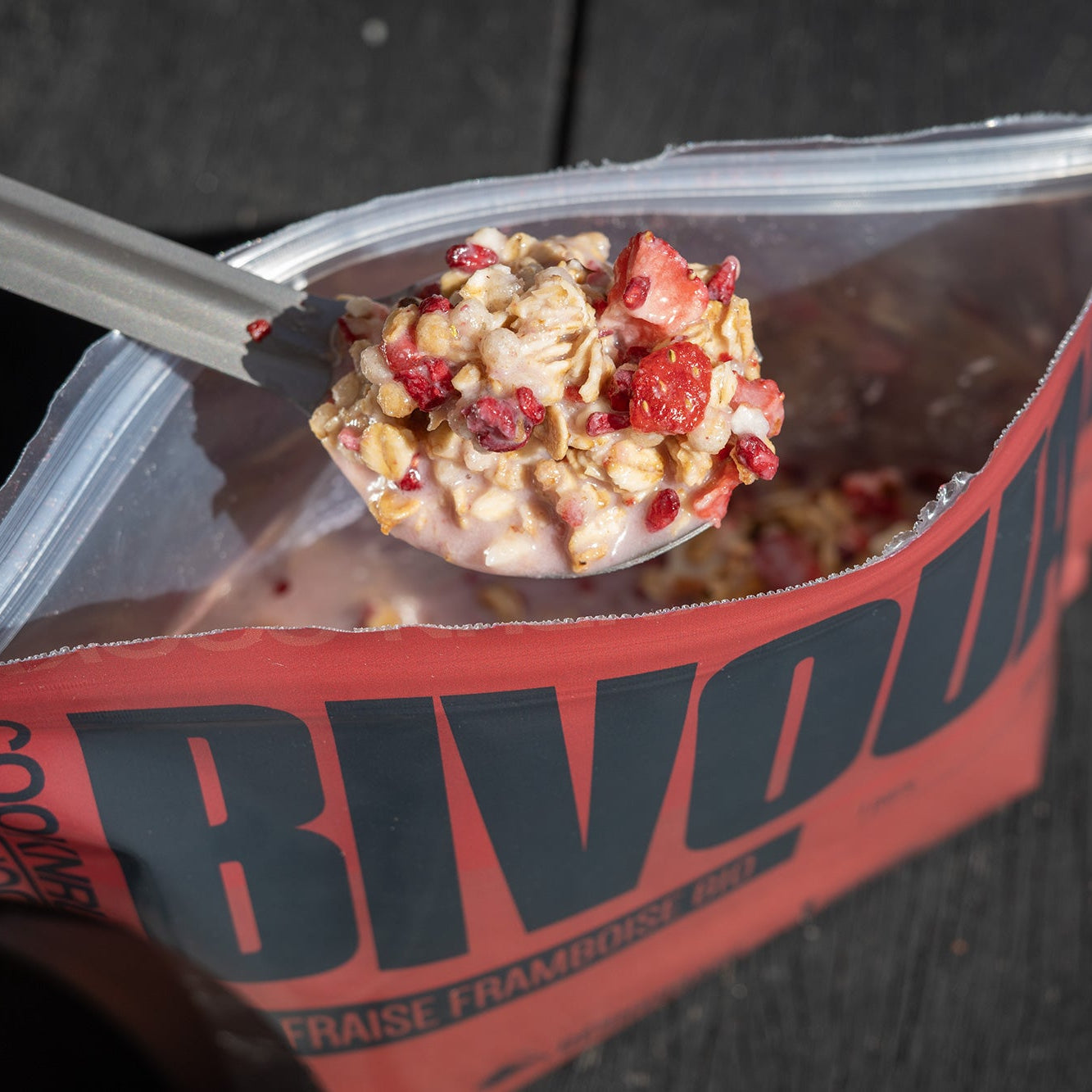 Plat déshydraté bio | Granola Fraise Framboise