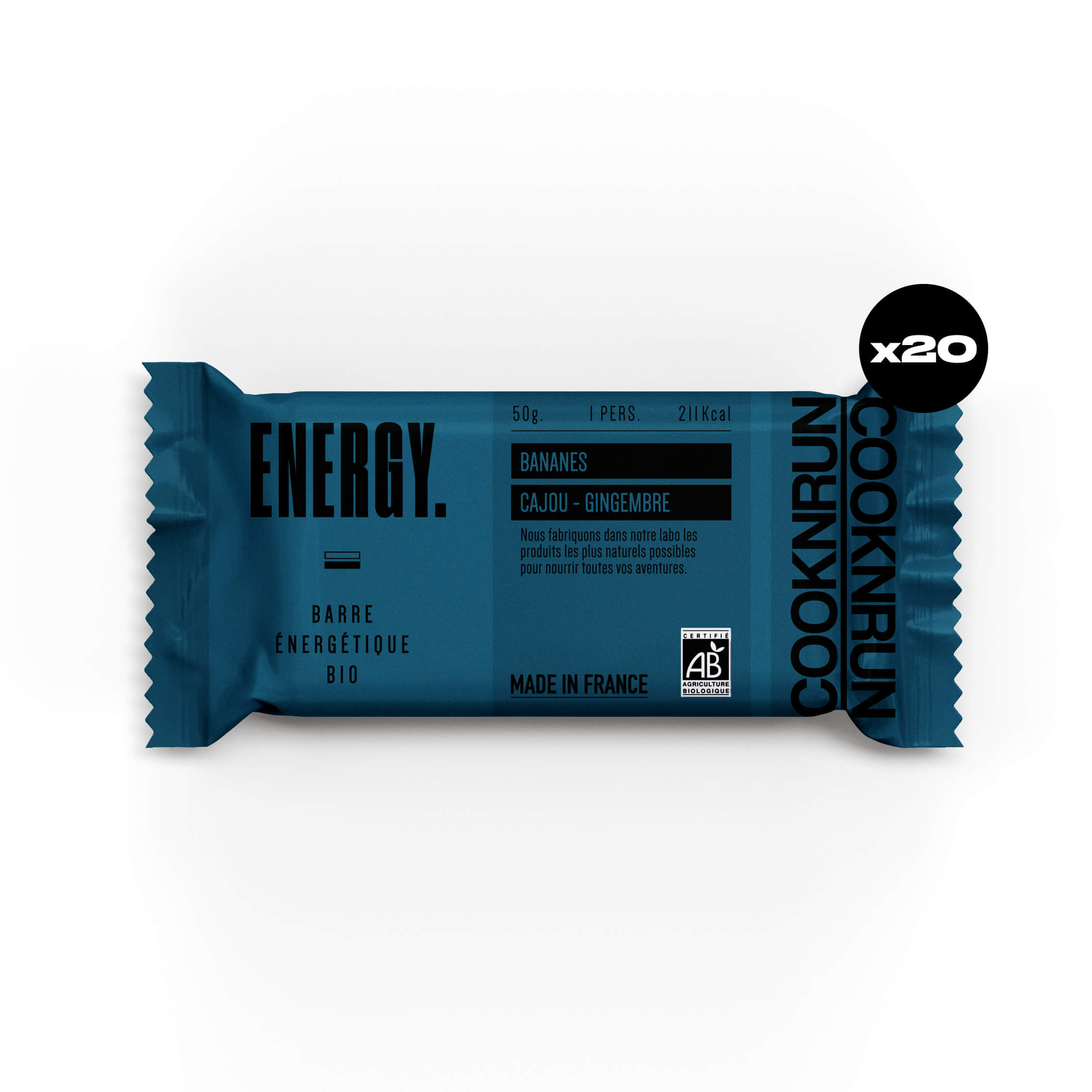 Organic Energy Bars | Banana, Cashew, and Ginger