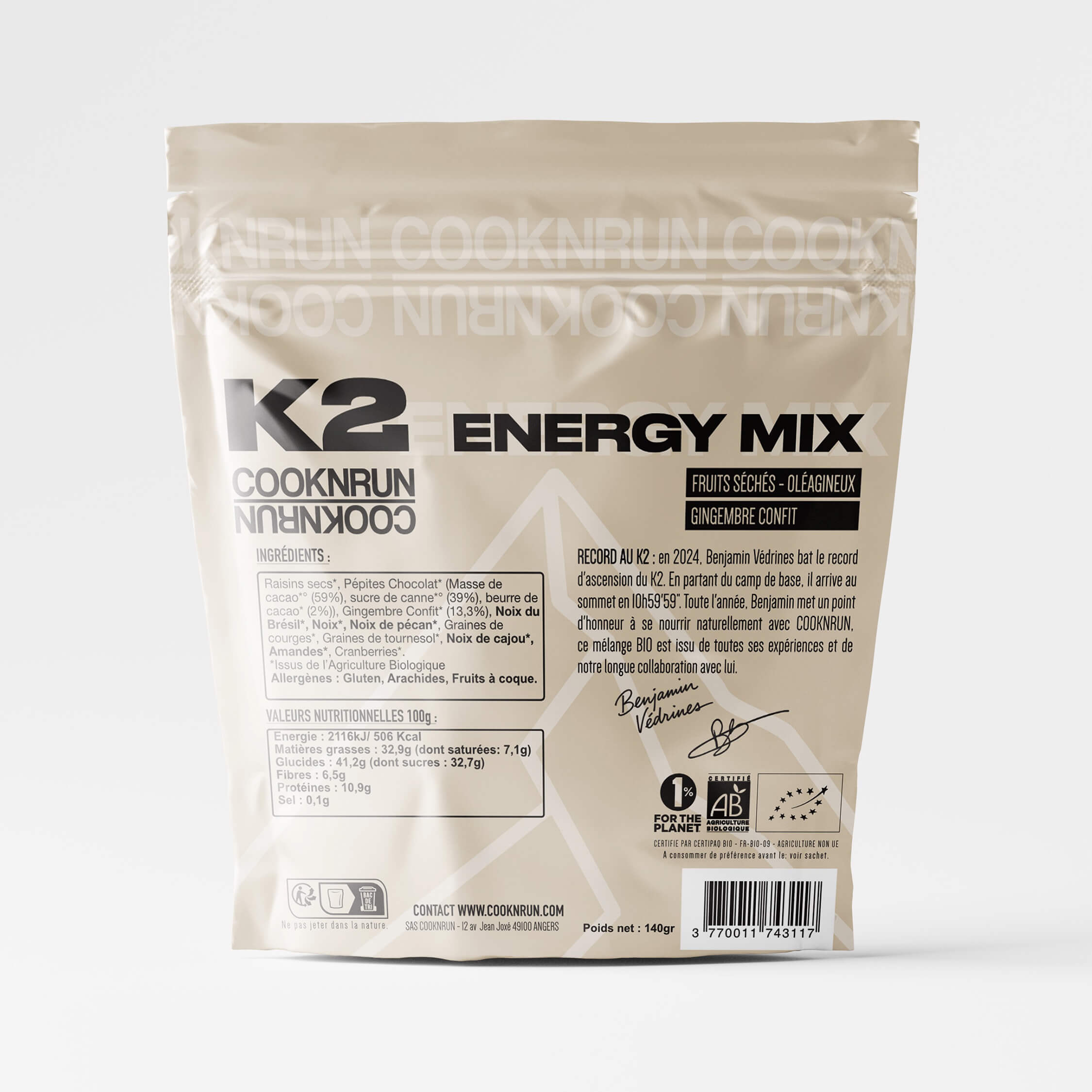 K2 ENERGY MIX | Gingembre confit