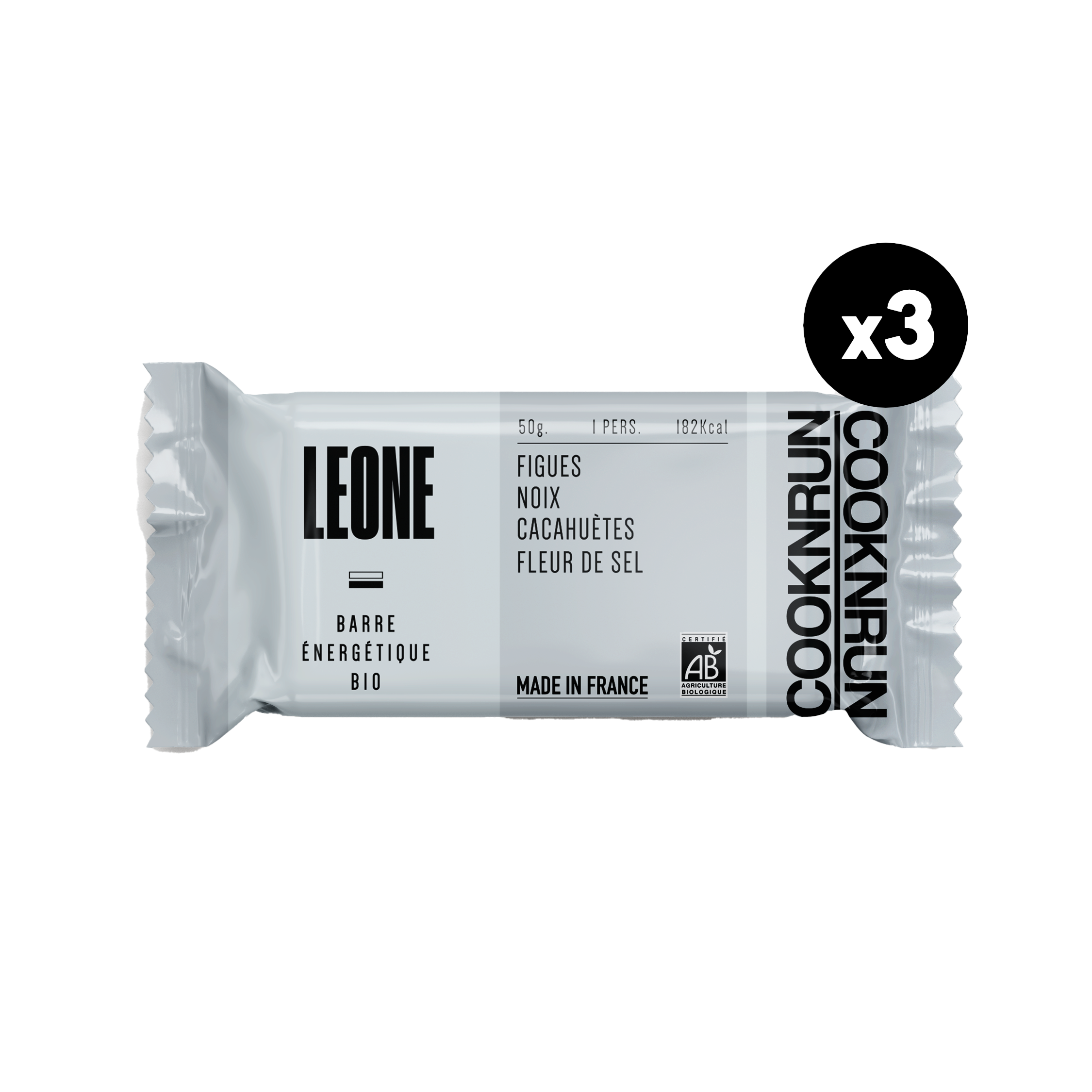 Barre Énergétique Bio Figues, Noix &amp; Fleur de Sel – Nutrition sportive gourmande | COOKNRUN