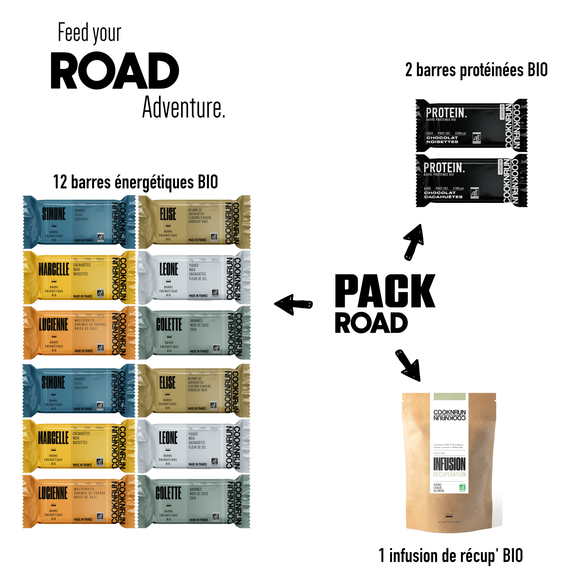 Abenteuerpaket: 24x Bio-Energieriegel