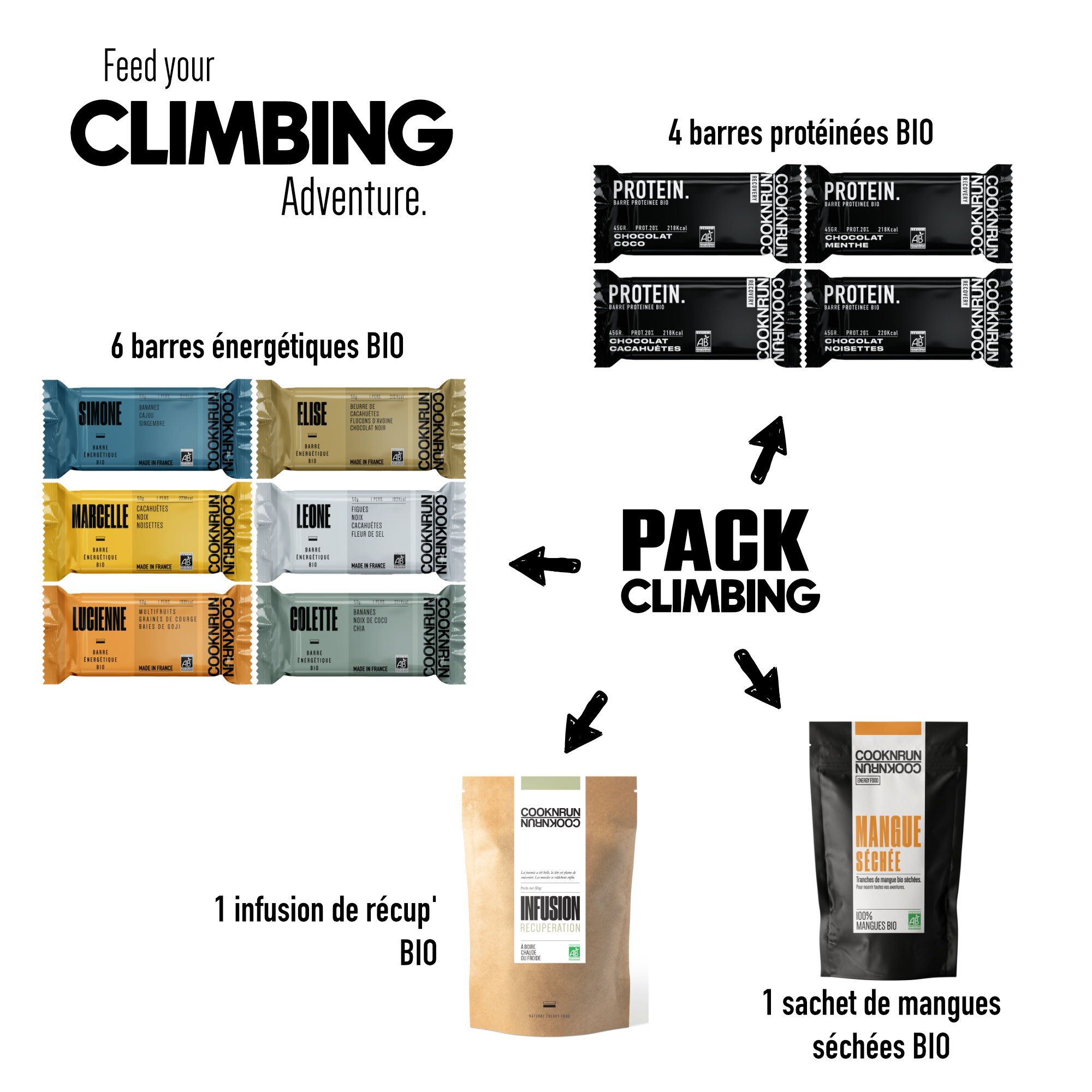 Abenteuerpaket: 24x Bio-Energieriegel
