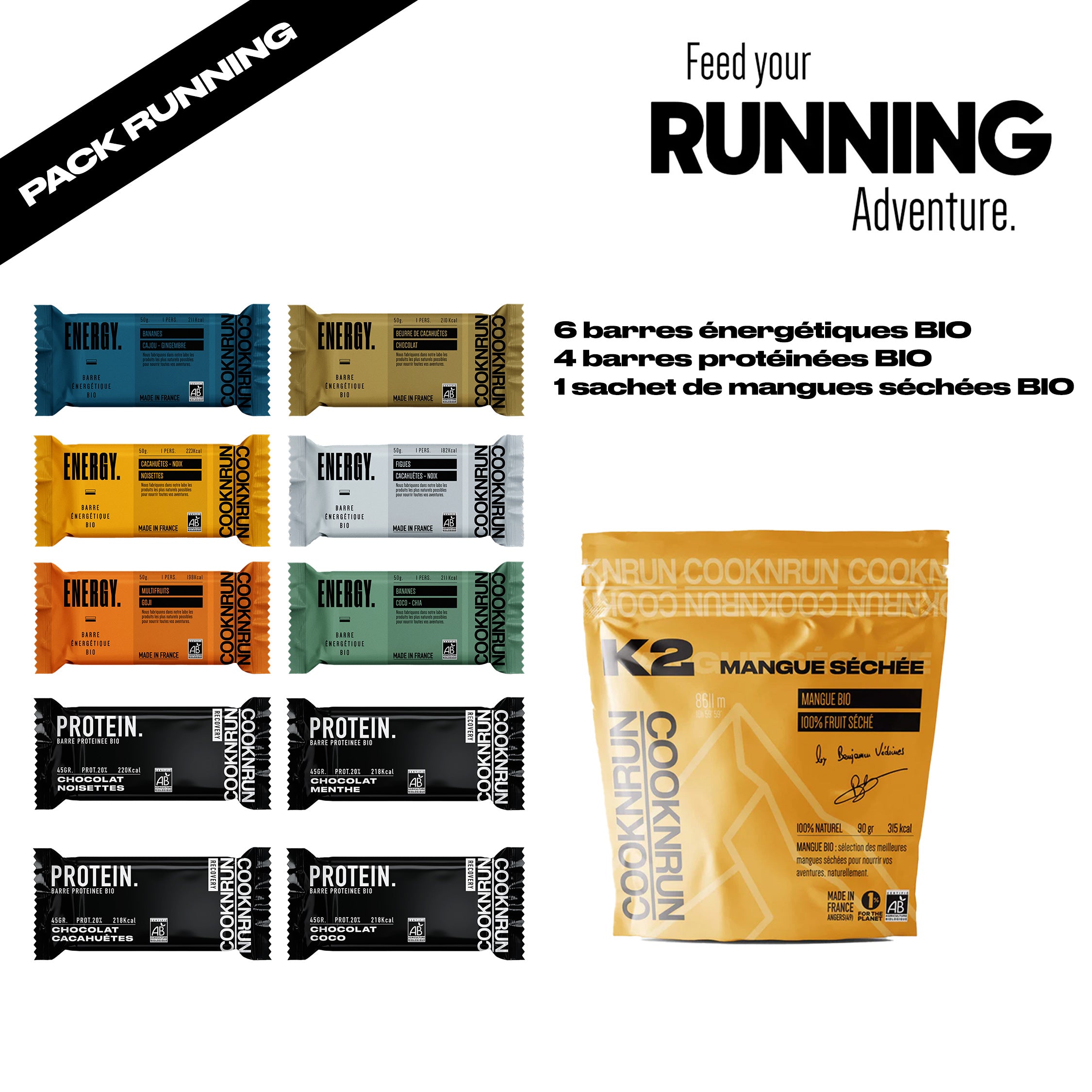 Pack nutrition RUNNING