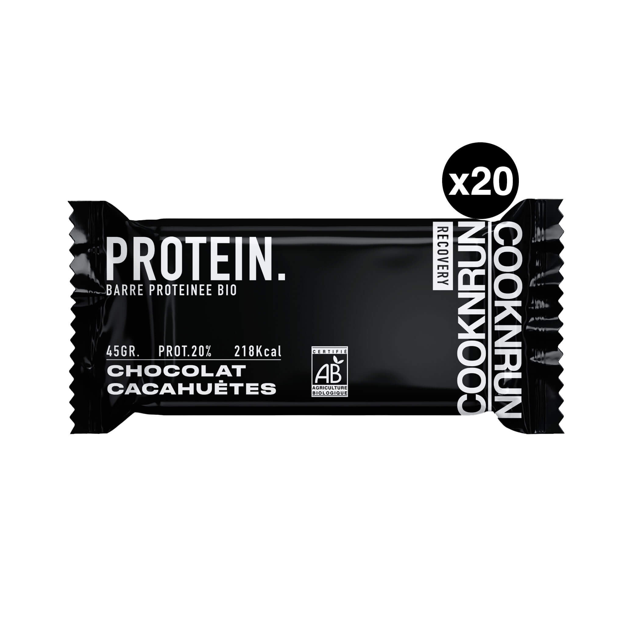 Barre protéinée Chocolat Cacahuètes