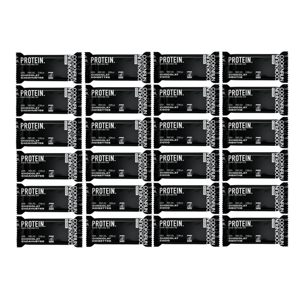 Recovery Pack : 24x Barres protéinées bio