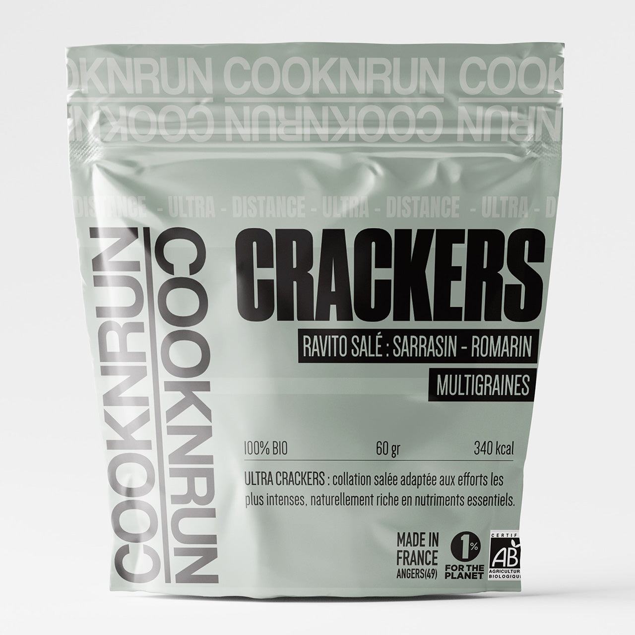 Ultra Crackers : le ravito salé au sarrasin romarin