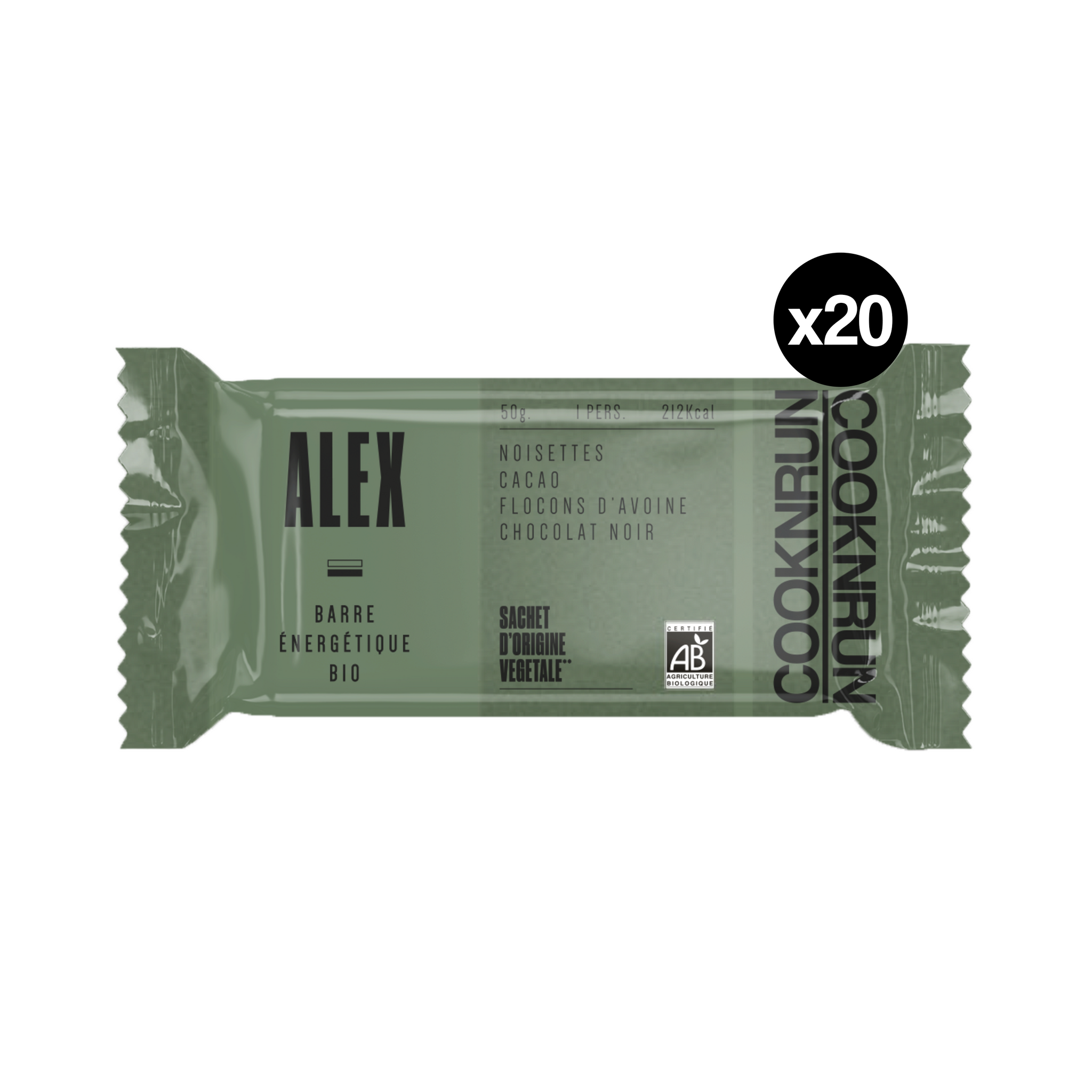 Alex Bio-Energieriegel | Haselnüsse, Schokolade